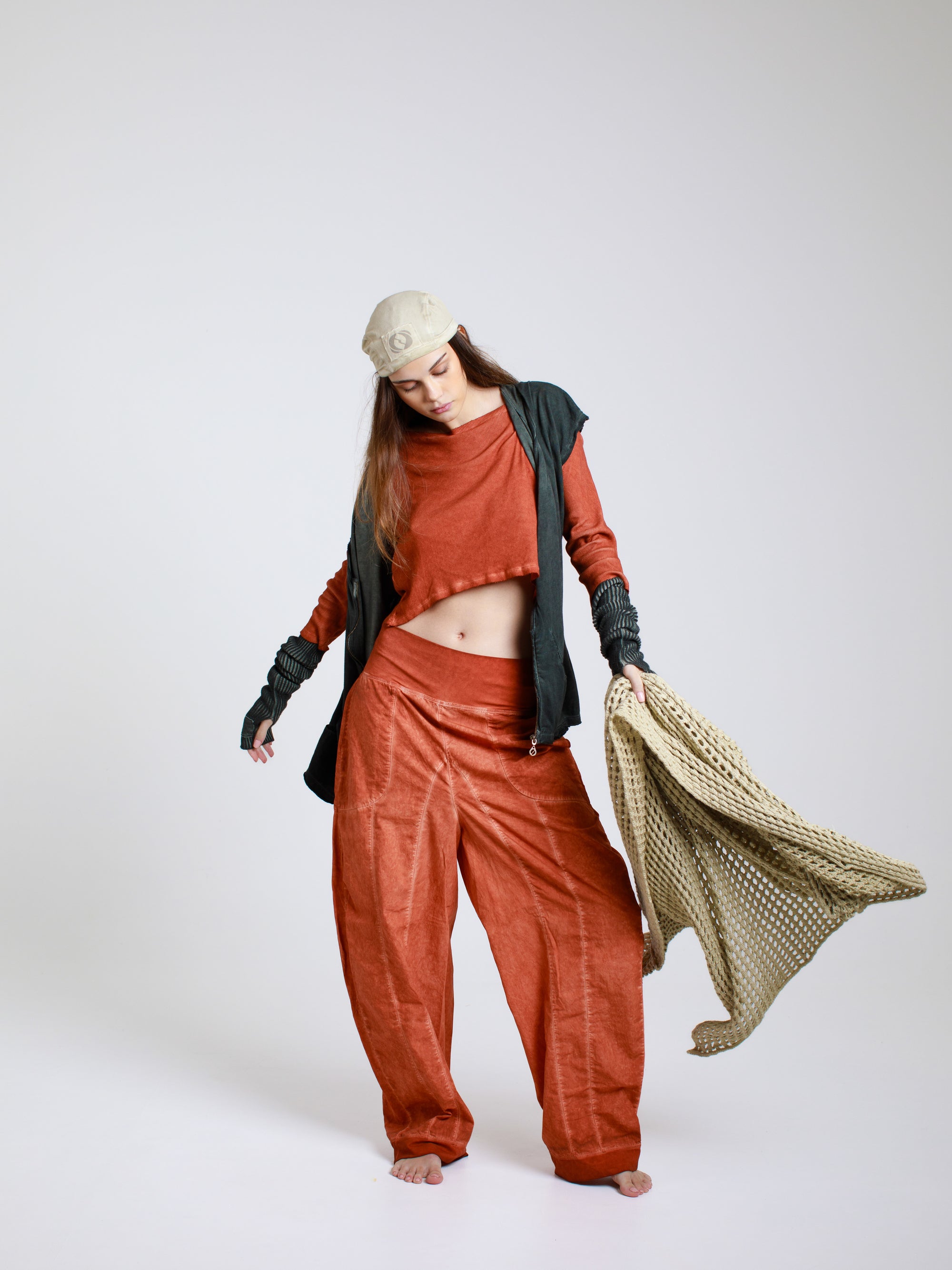 Oversized Poplin Pants