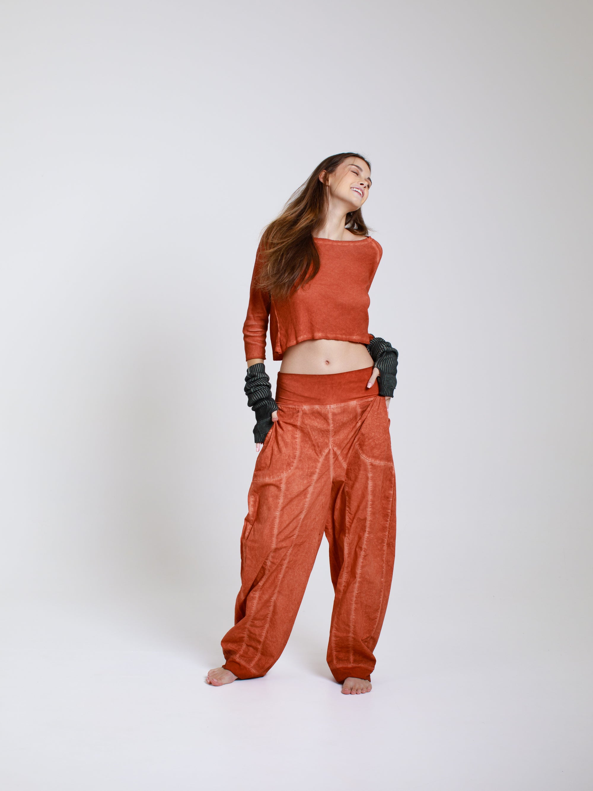 Twist-Detail Cropped Top
