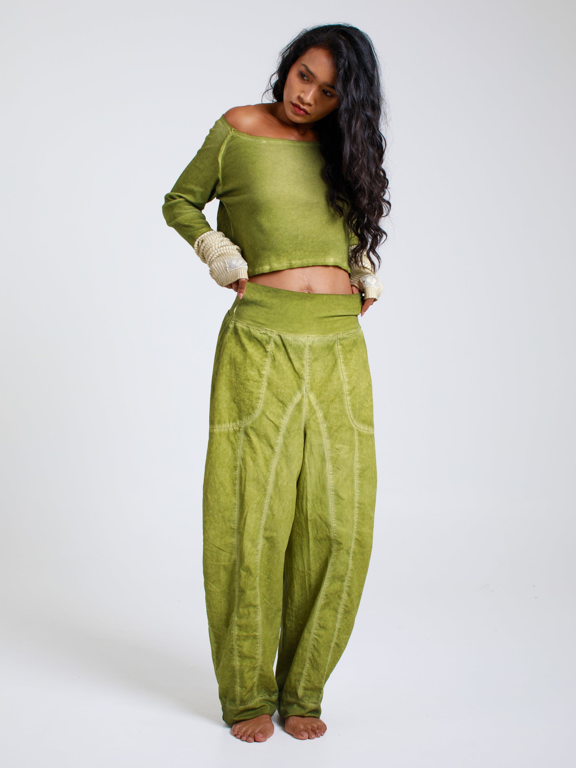 Twist-Detail Cropped Top