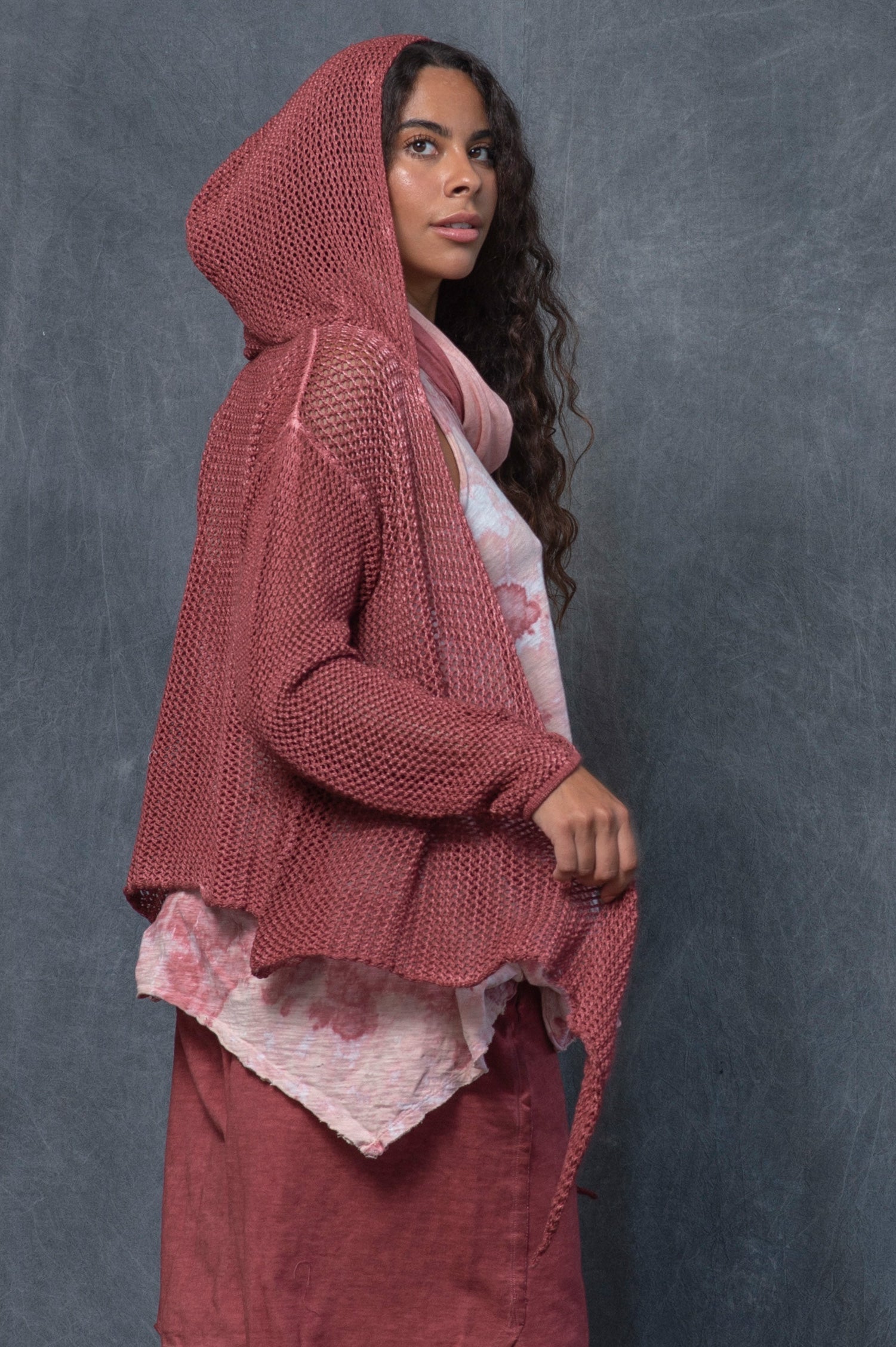 Knitwear Hoodie Blouse