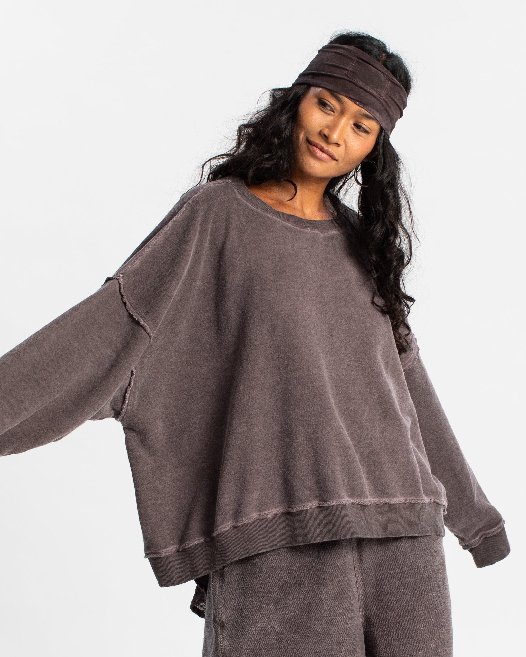 Salsation Oversized Sweat shirt ！ Everyday Oversized Sweatshirt | Salsation Wear – Salsation Limited