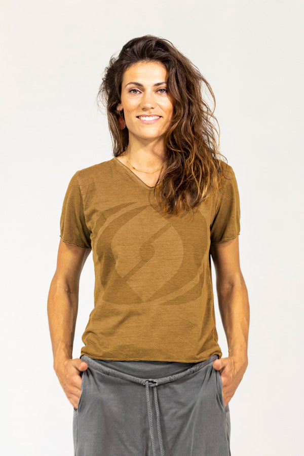 V Neck Logo T-Shirt