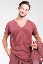 V Neck Logo T-Shirt