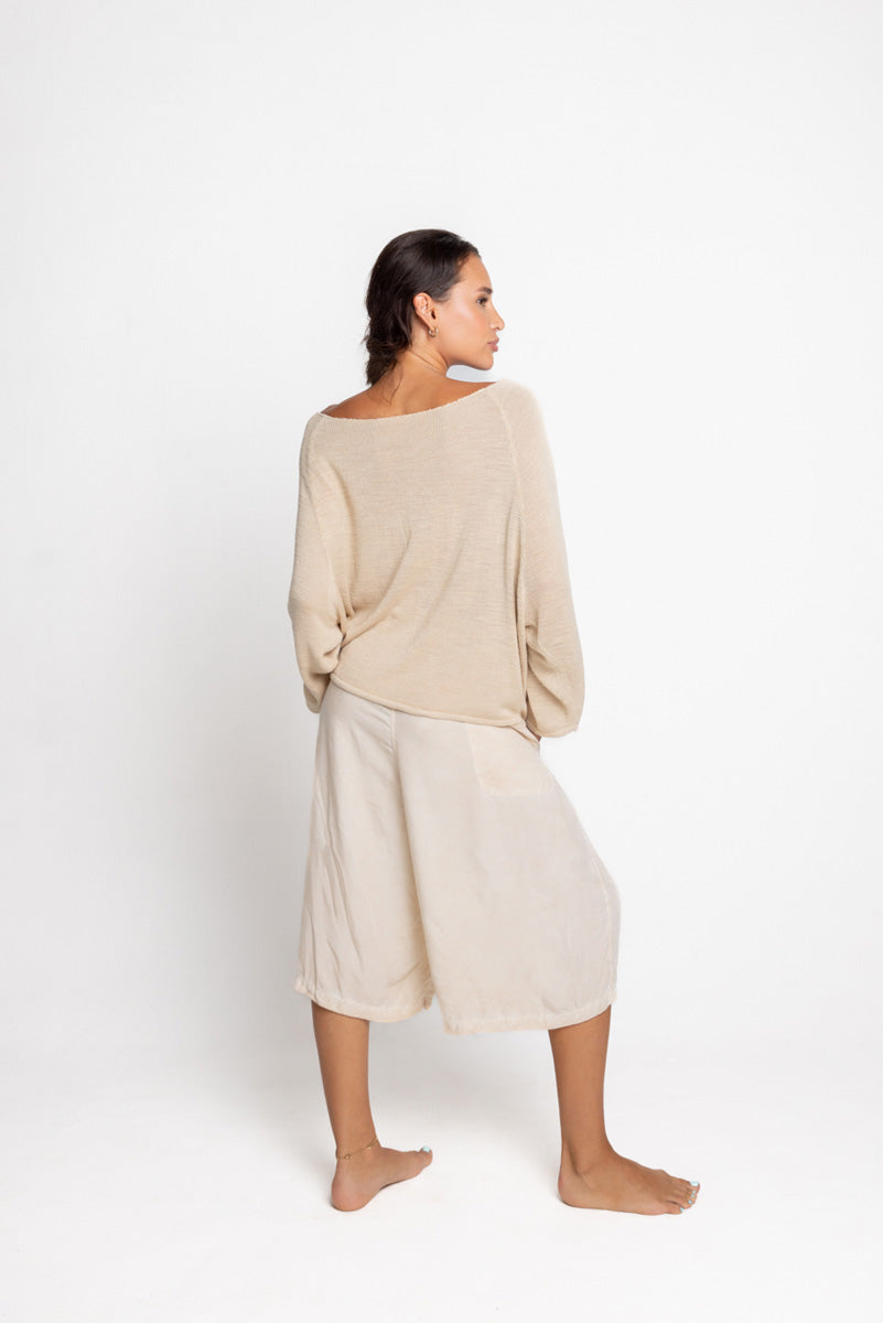 Rayon Satin Bermuda