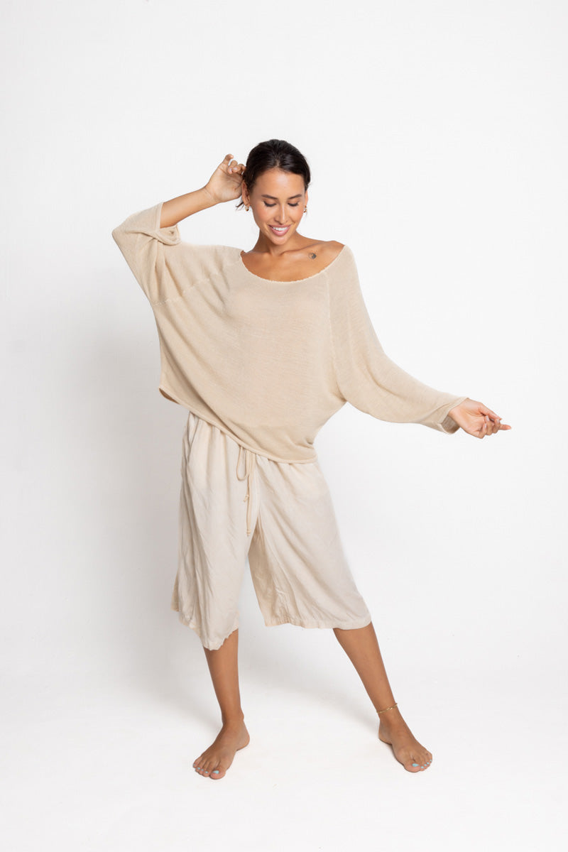 Rayon Satin Bermuda