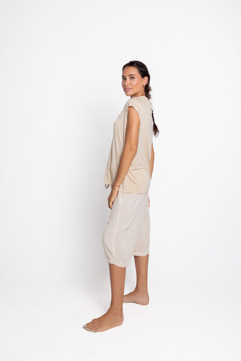 Rayon Satin Bermuda