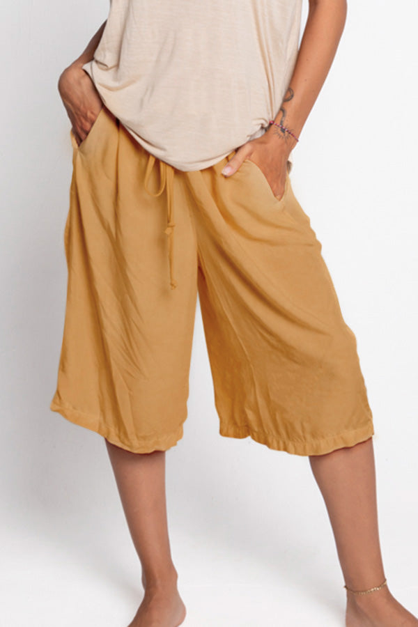 Rayon Satin Bermuda
