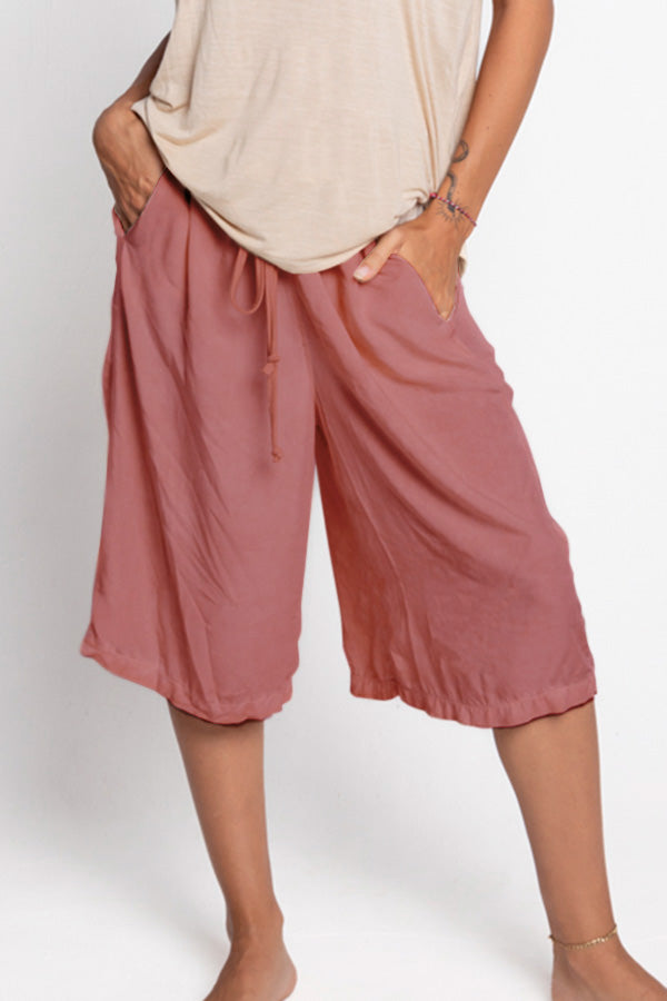 Rayon Satin Bermuda