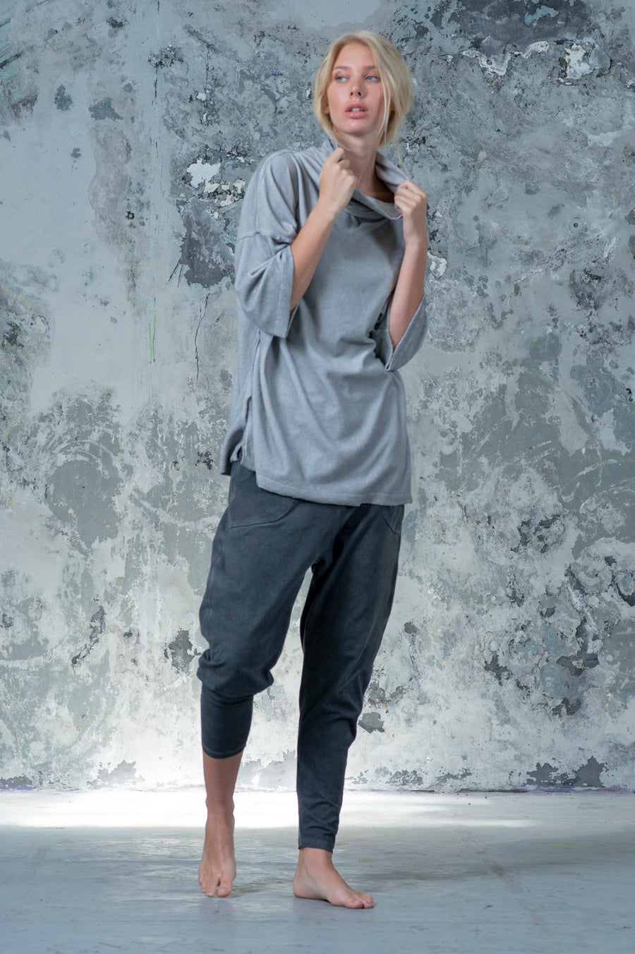 Scarf Neck Sweater