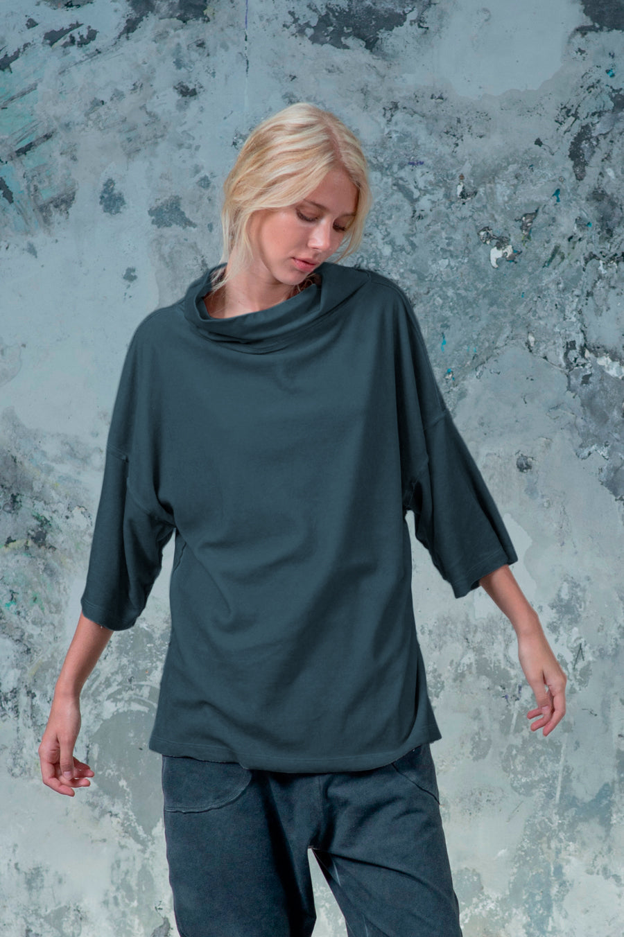 Scarf Neck Sweater