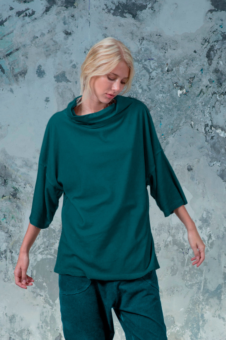 Scarf Neck Sweater