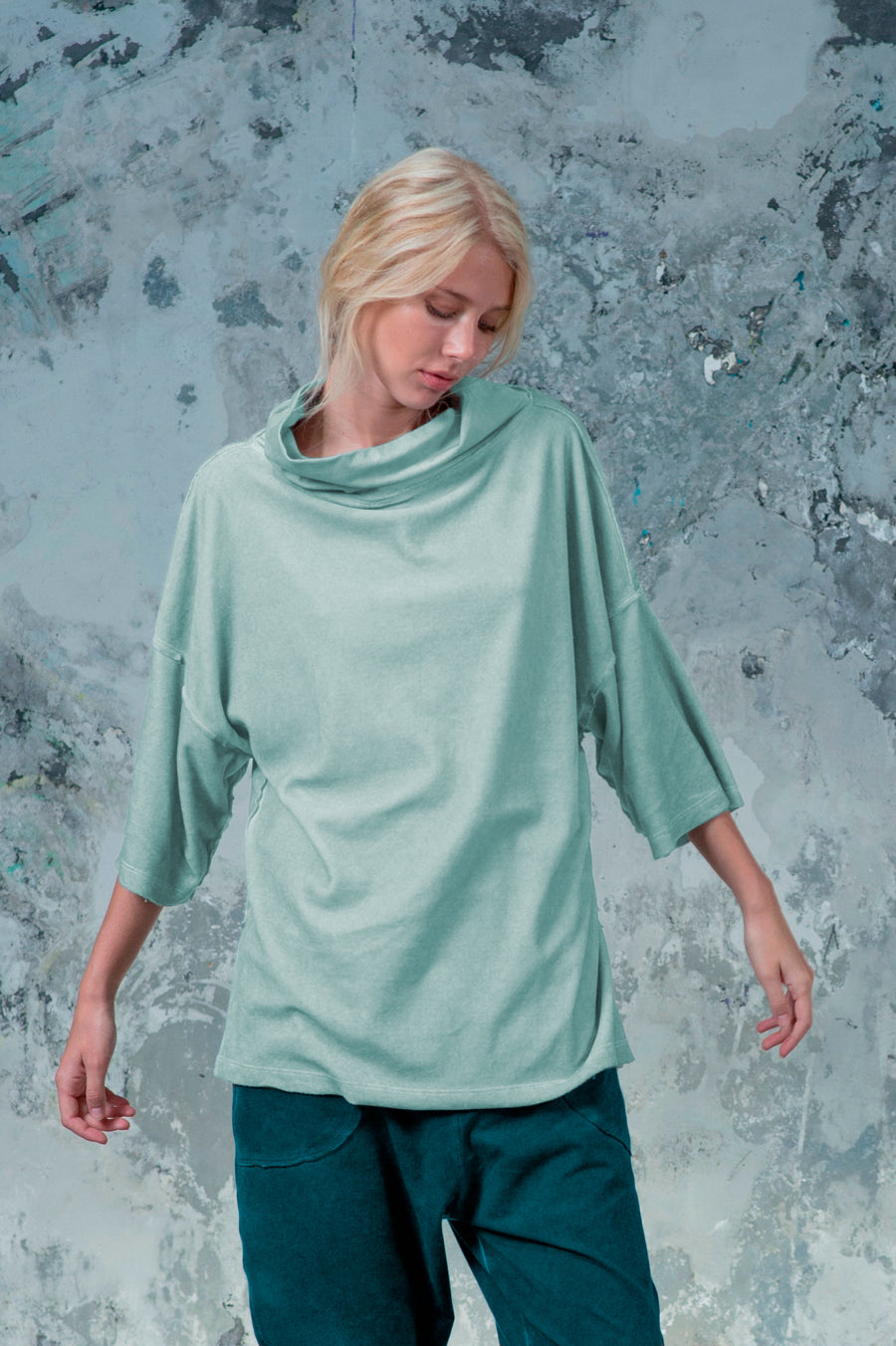 Scarf Neck Sweater