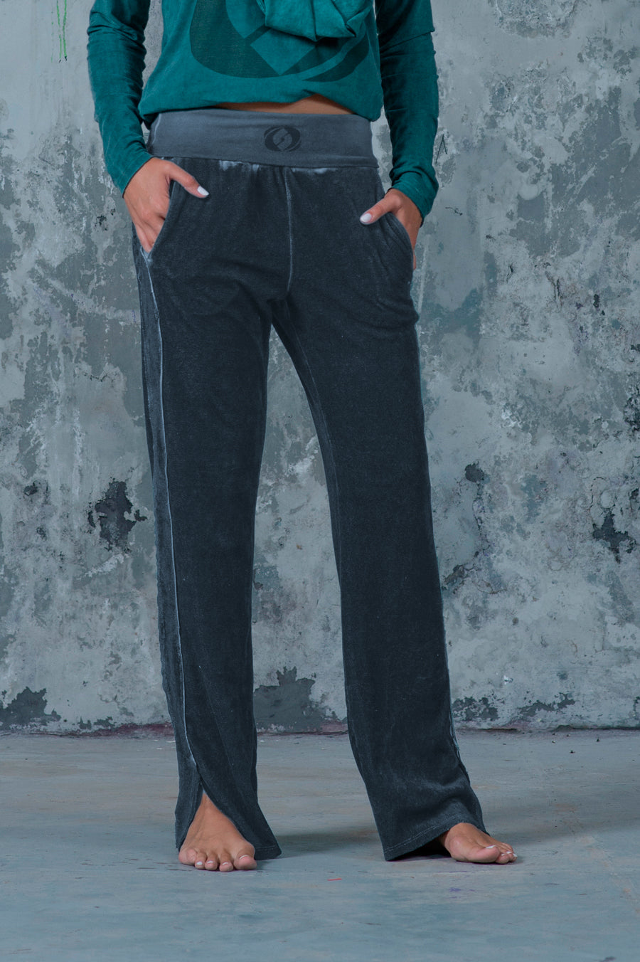 Velour Flare Pants
