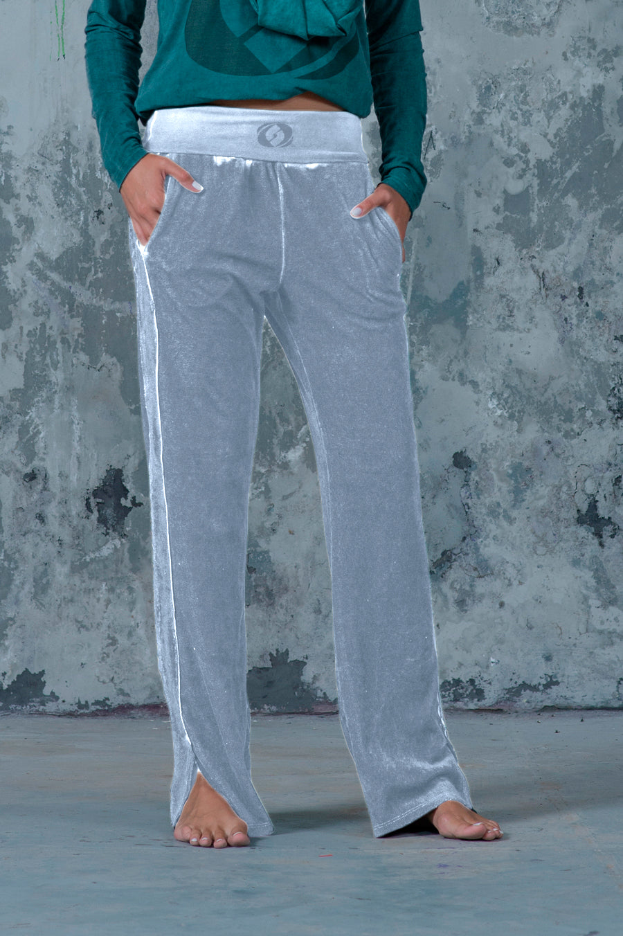 Velour Flare Pants