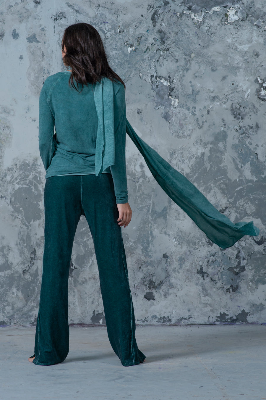 Velour Flare Pants