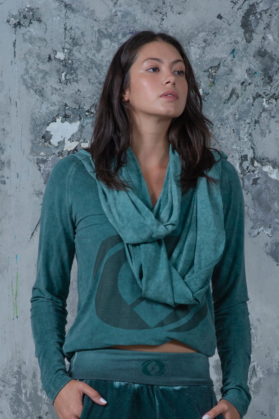 Long Rayon Scarf