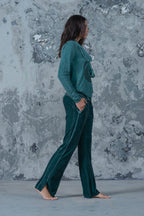 Velour Flare Pants