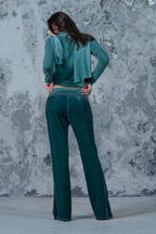 Velour Flare Pants
