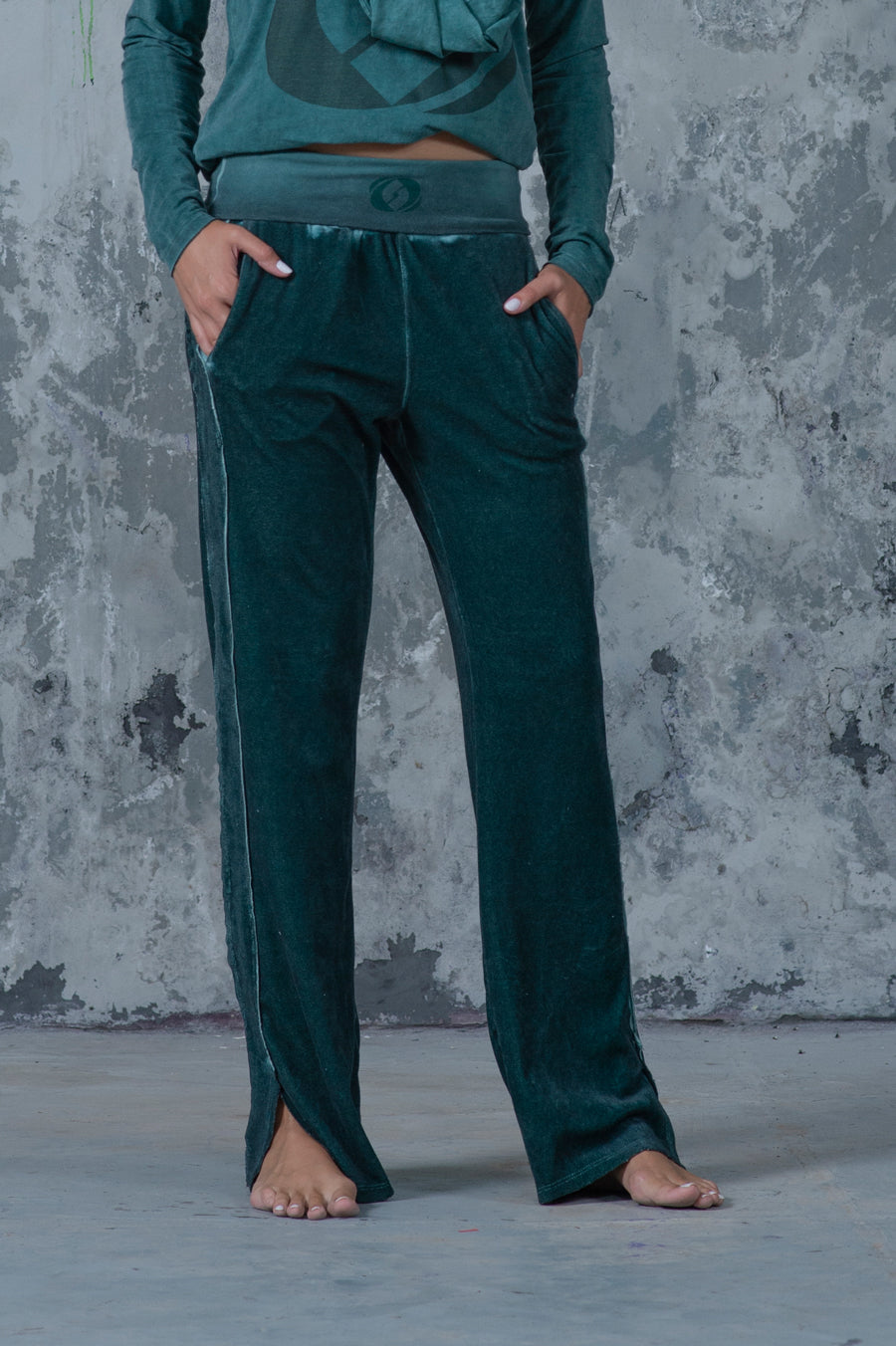 Velour Flare Pants