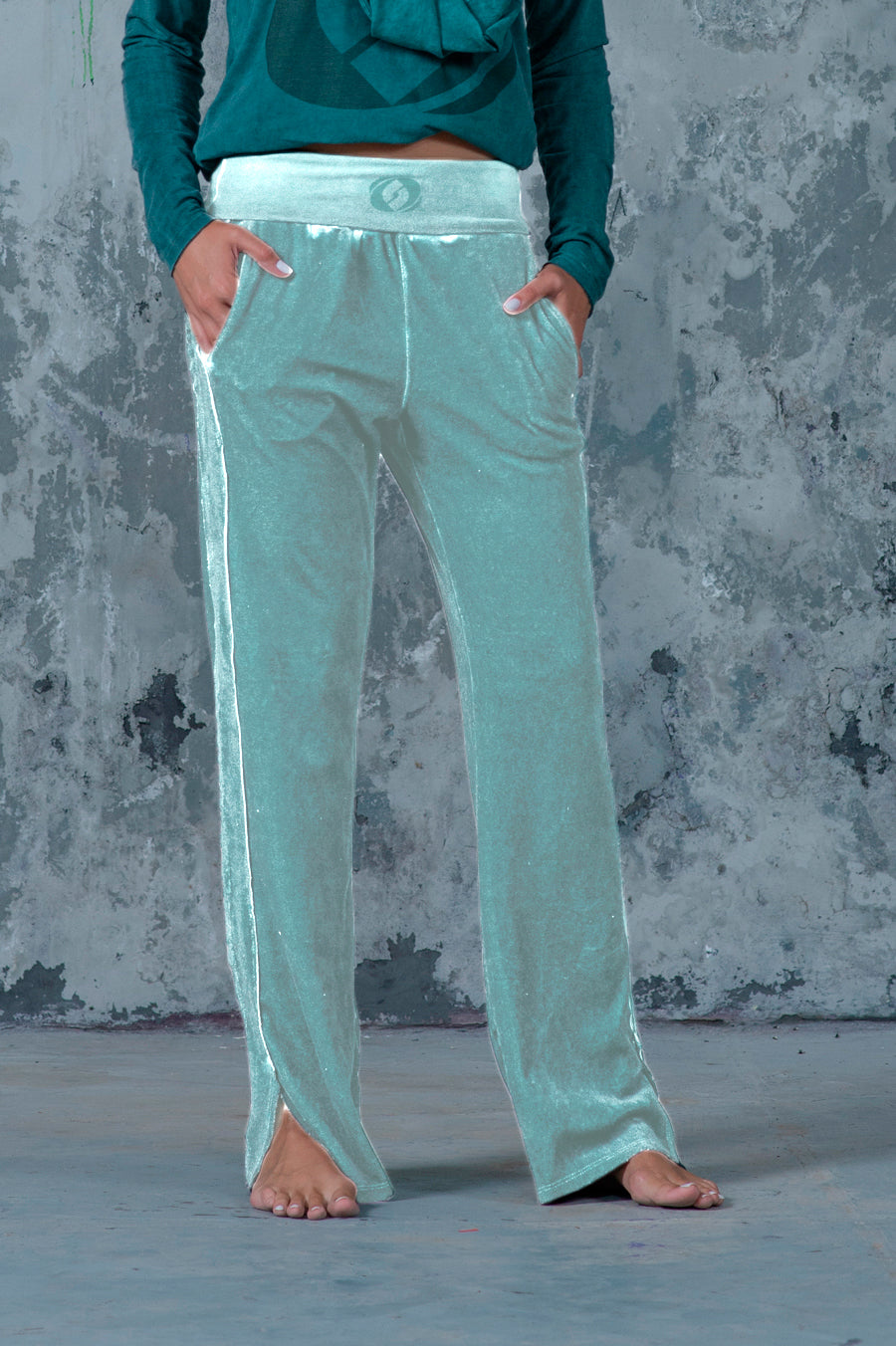 Velour Flare Pants