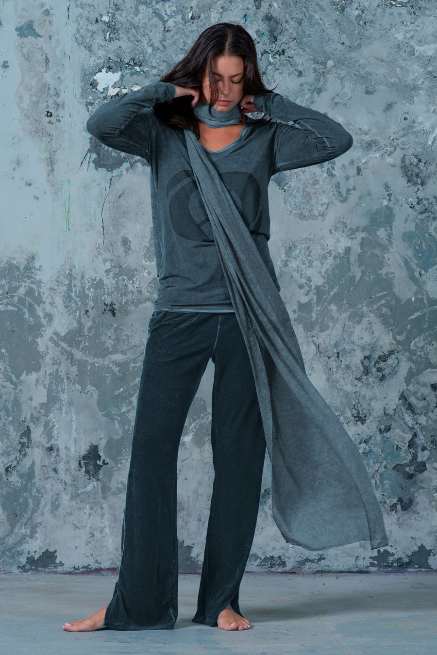 Long Rayon Scarf