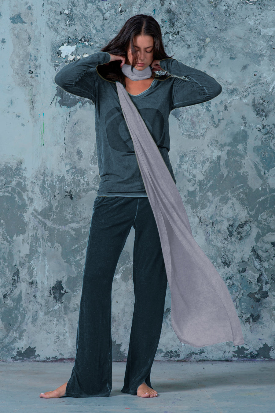 Long Rayon Scarf