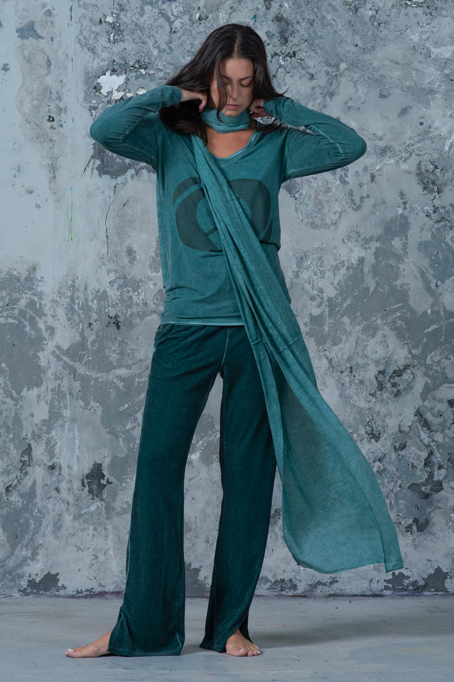 Long Rayon Scarf