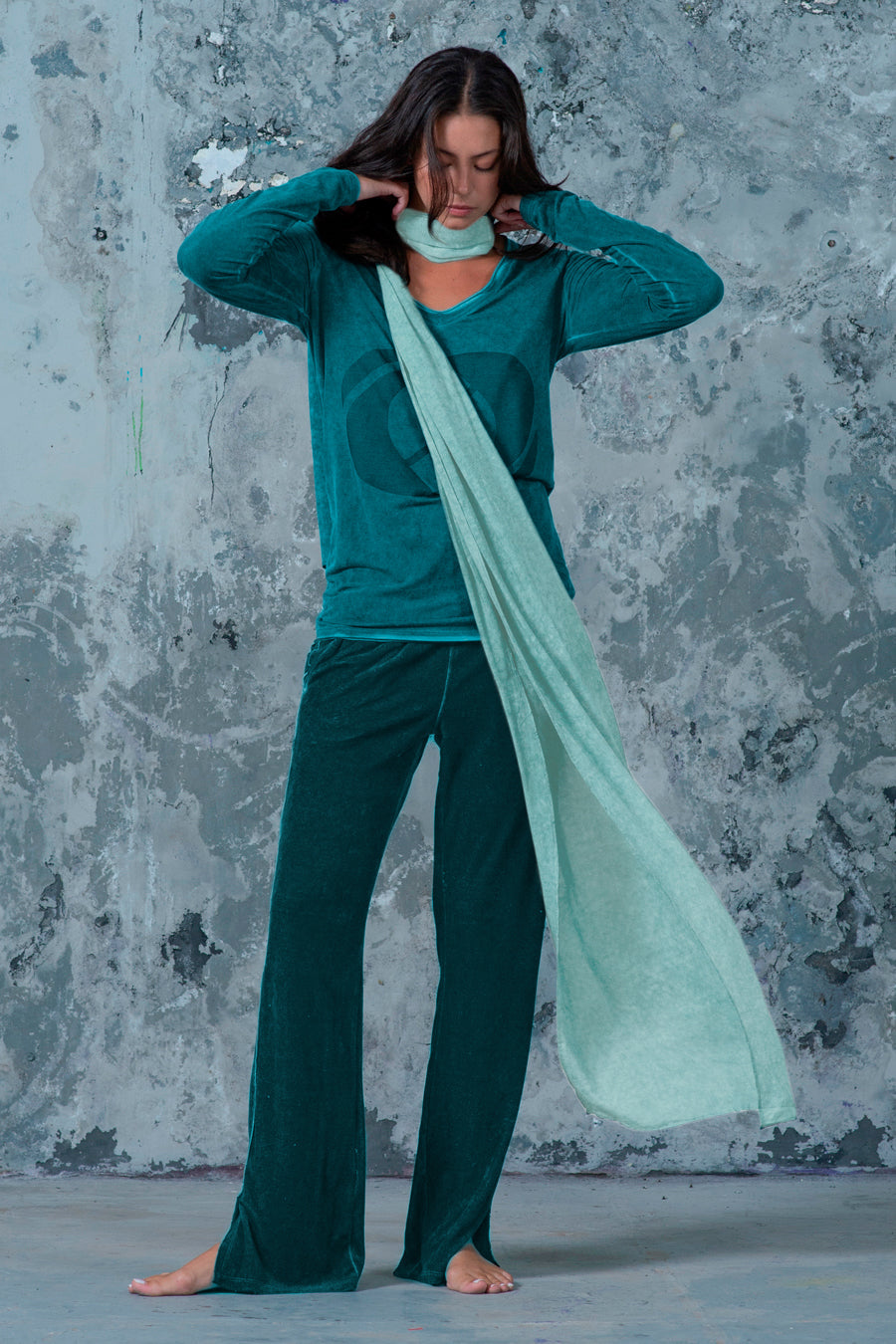 Long Rayon Scarf