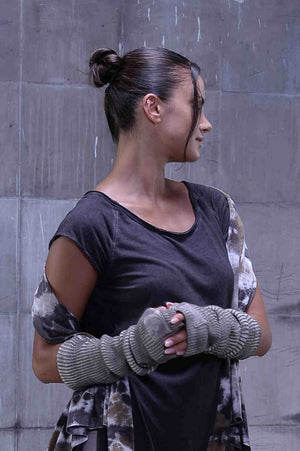 Rib Knit-Gloves