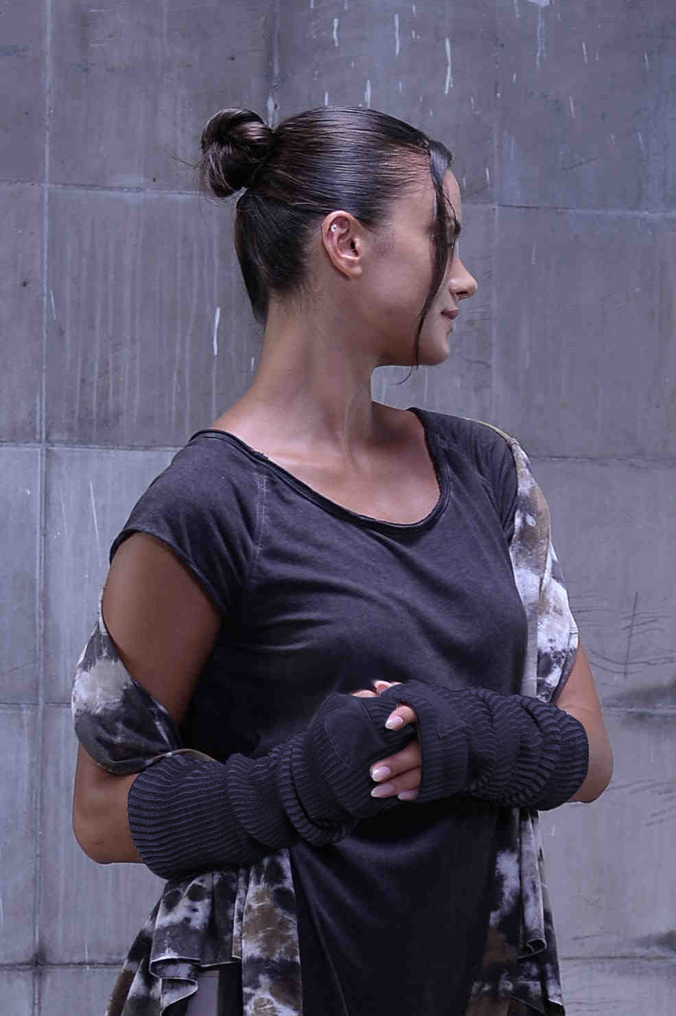 Rib Knit-Gloves