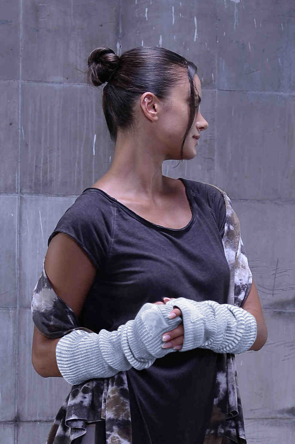 Rib Knit-Gloves
