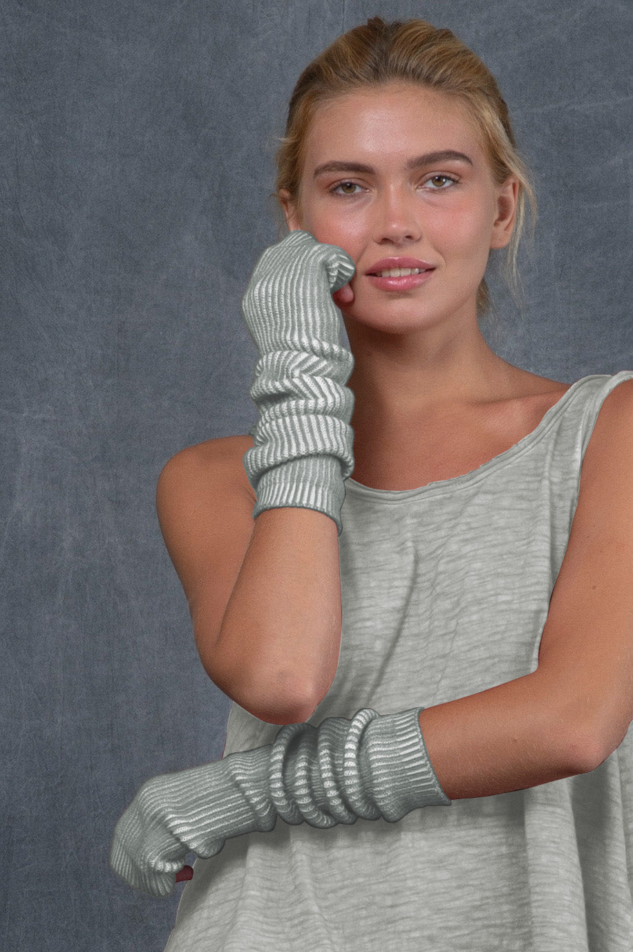 Rib Knit-gloves