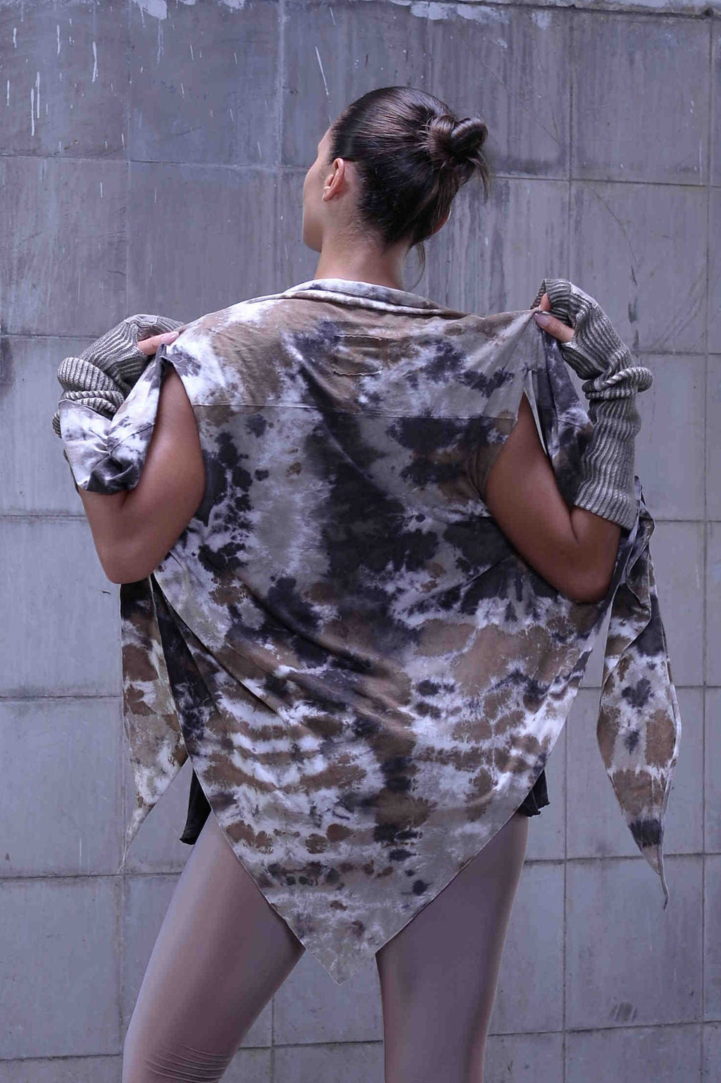 Shawl with Opening
