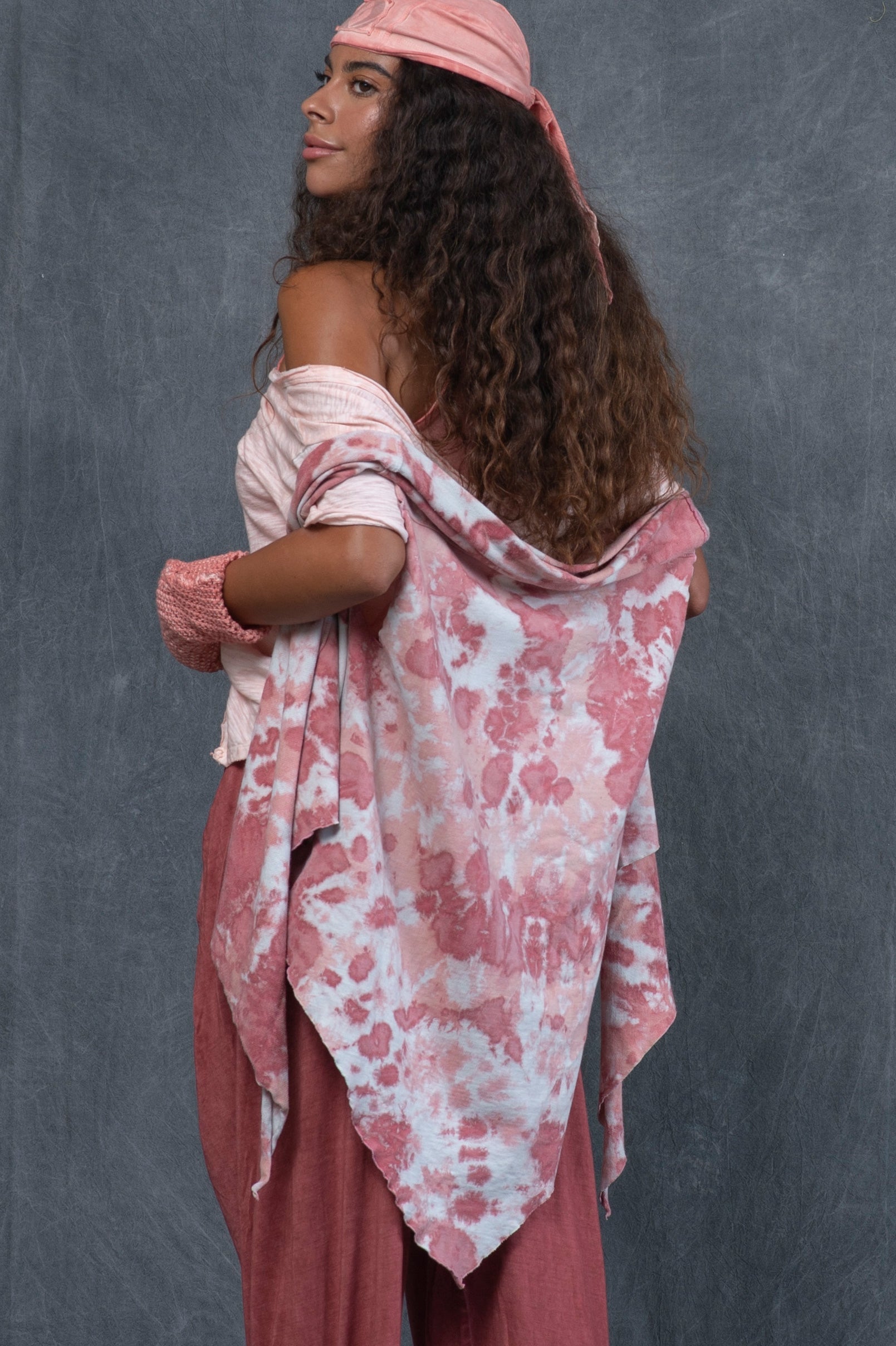 Shawl with Opening