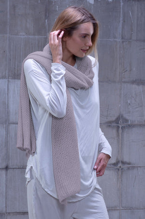 Knitted scarf