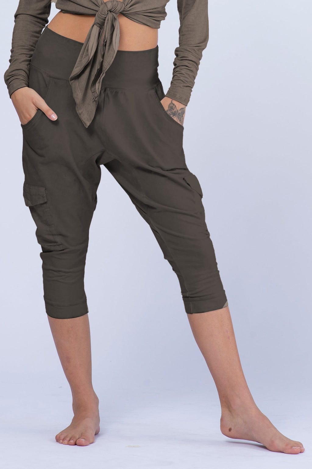 Capri Low Crotch Pants
