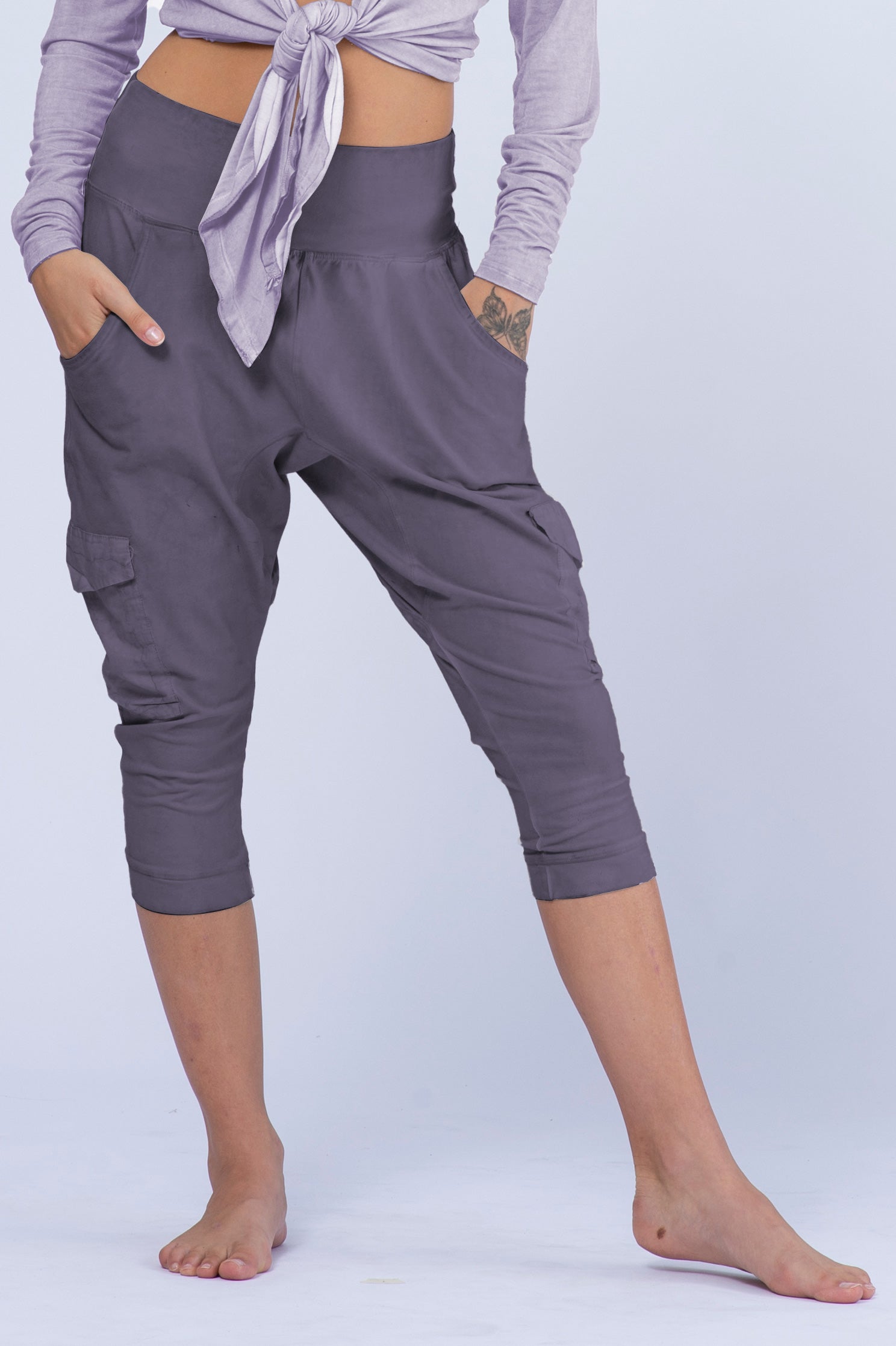 Capri Low Crotch Pants