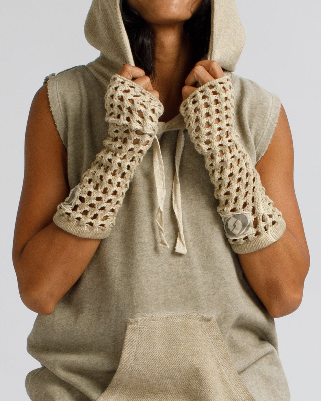Net Knit-Gloves