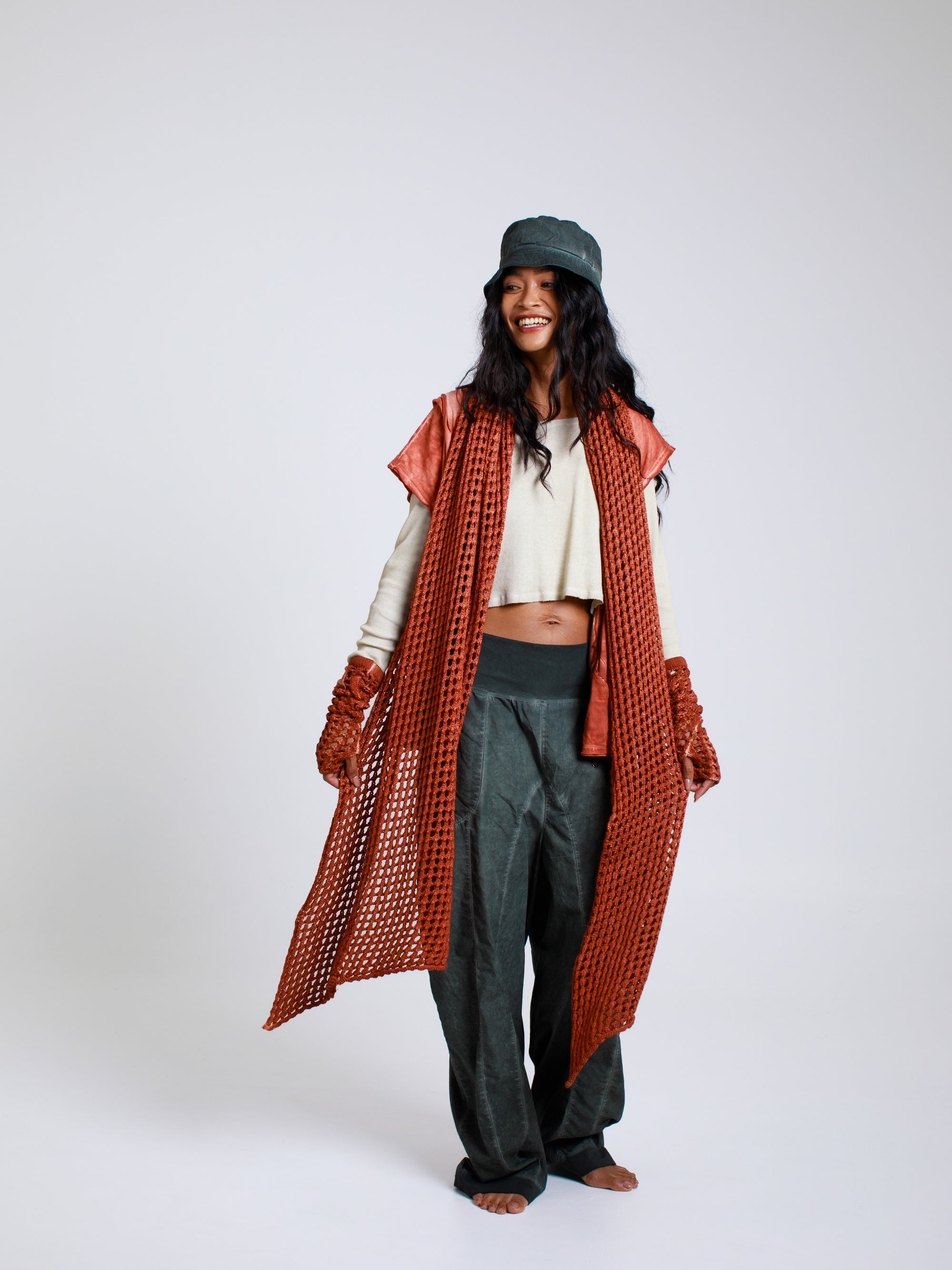 Knitted scarf