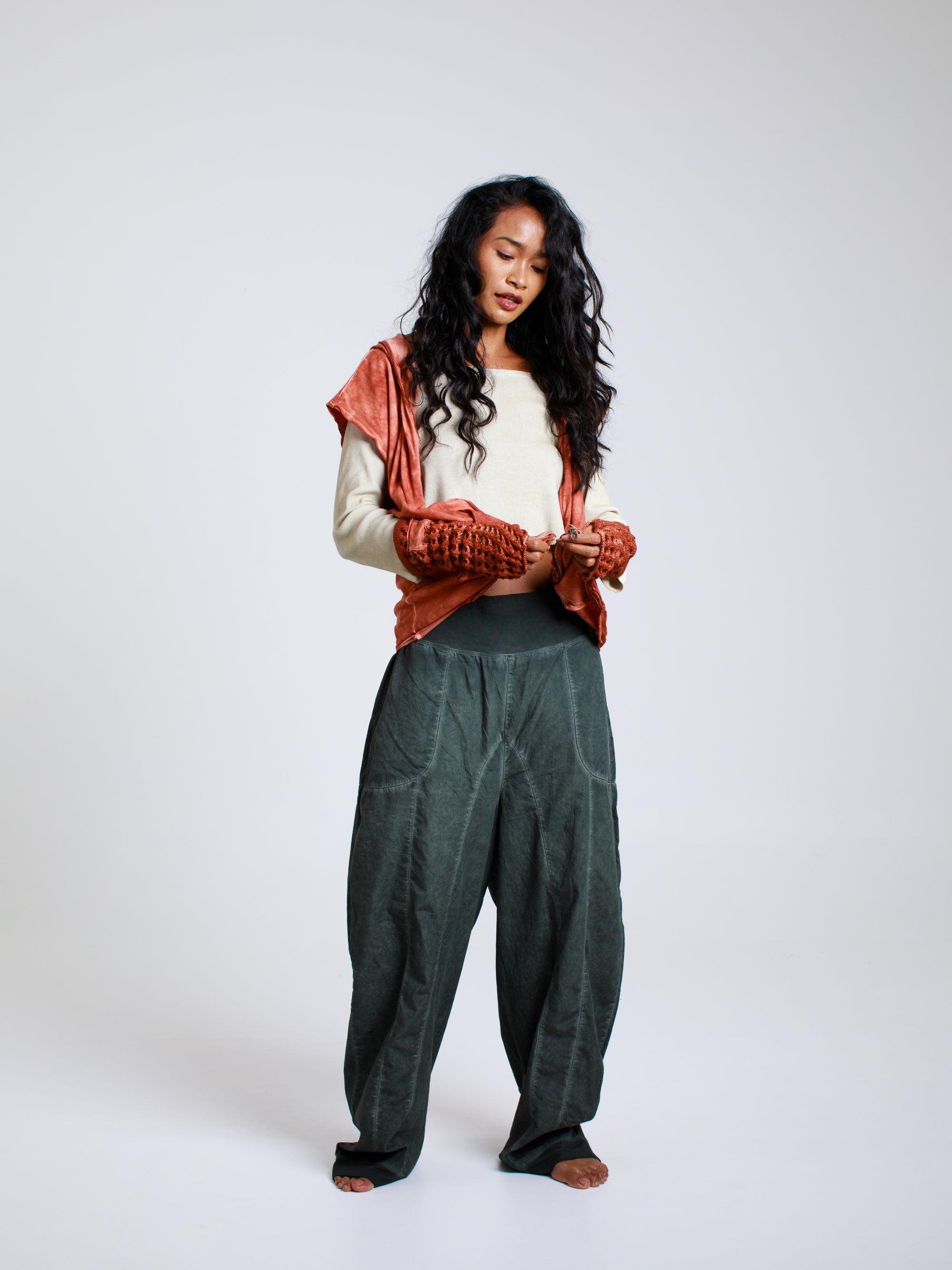 Oversized Poplin Pants