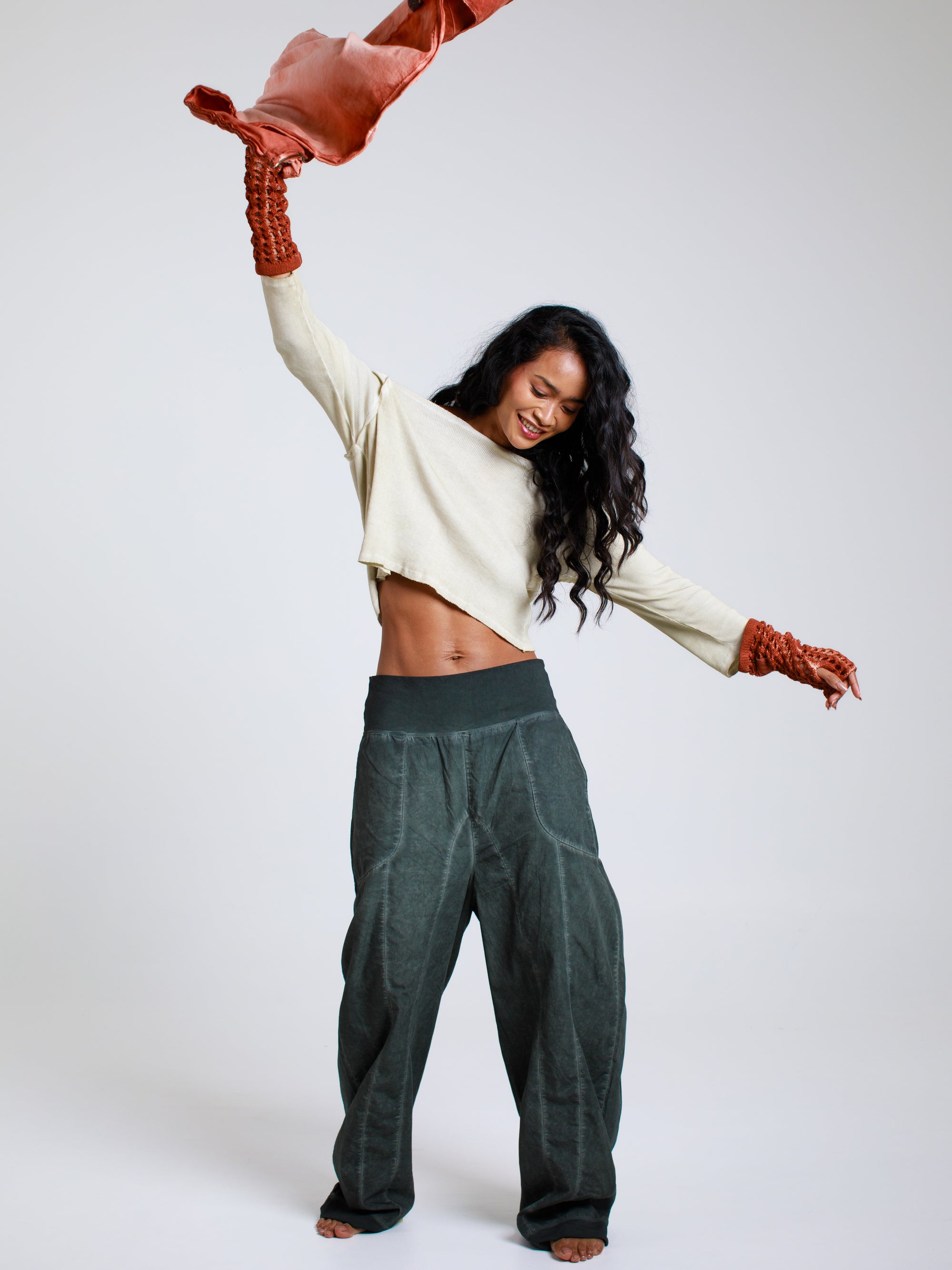 Twist-Detail Cropped Top