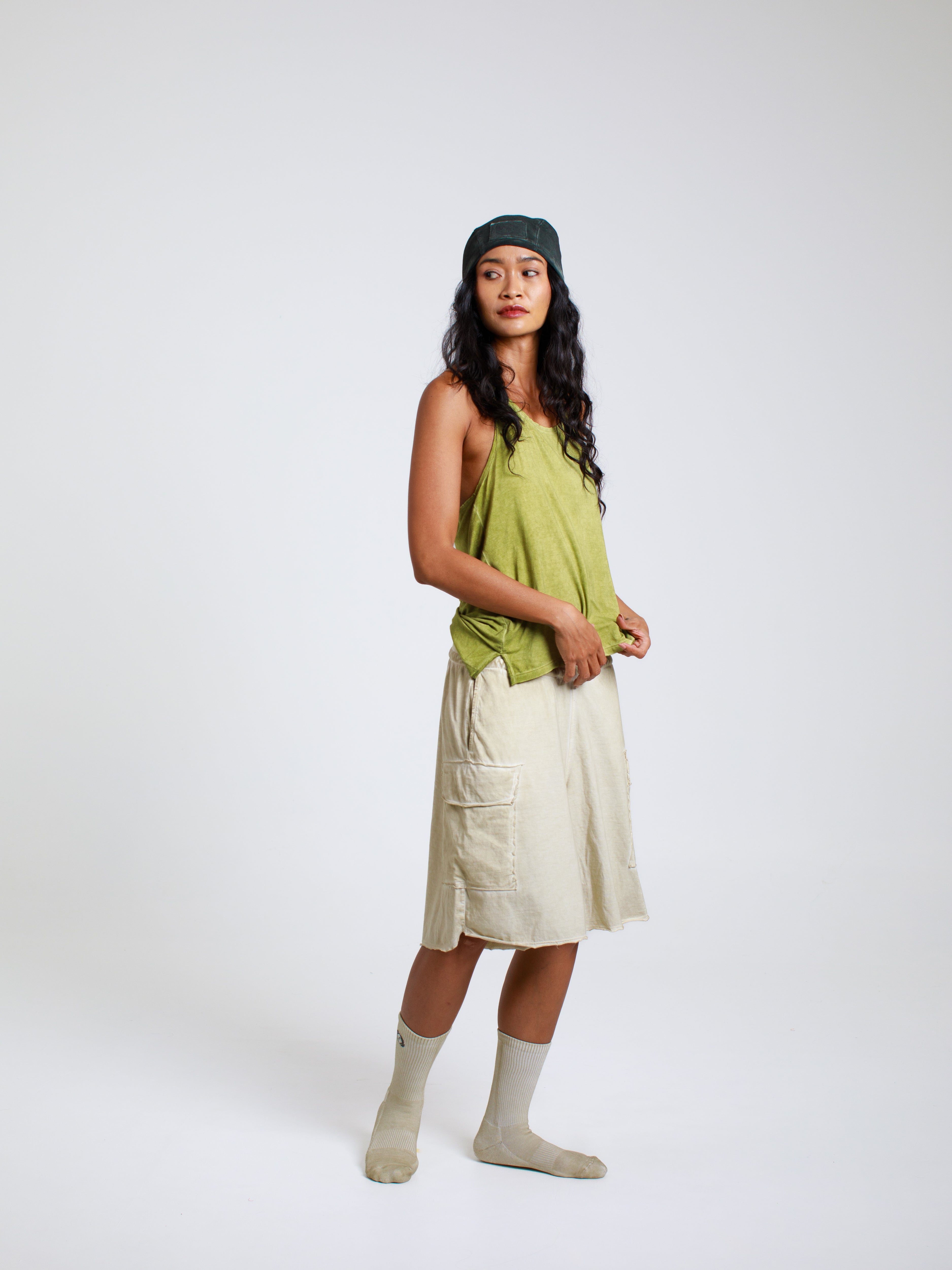 新作サルセーション　Back Pleat Tank Top Back-Pleat Tank Top – Salsation Limited