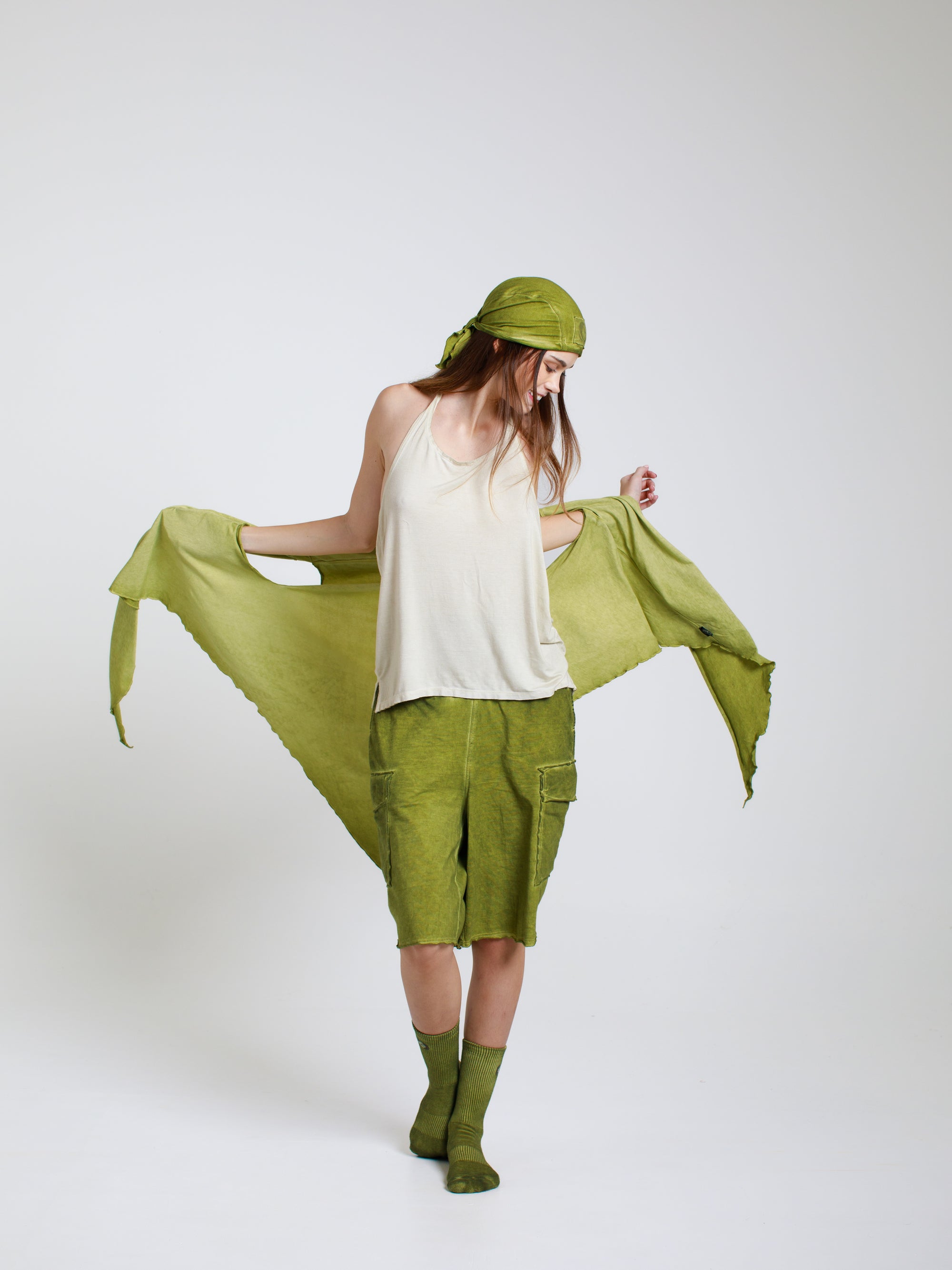 Back-Pleat Tank Top