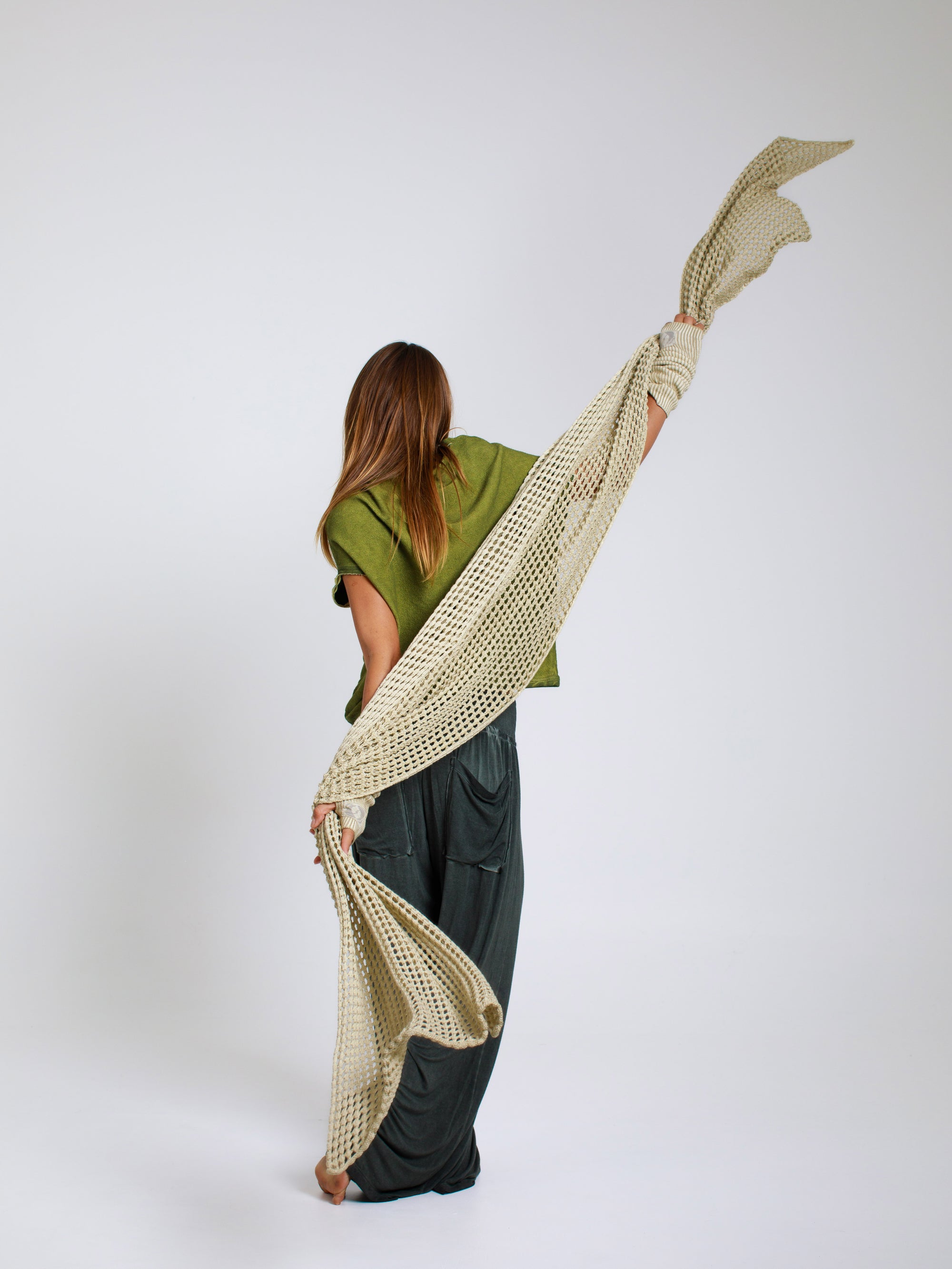 Knitted scarf