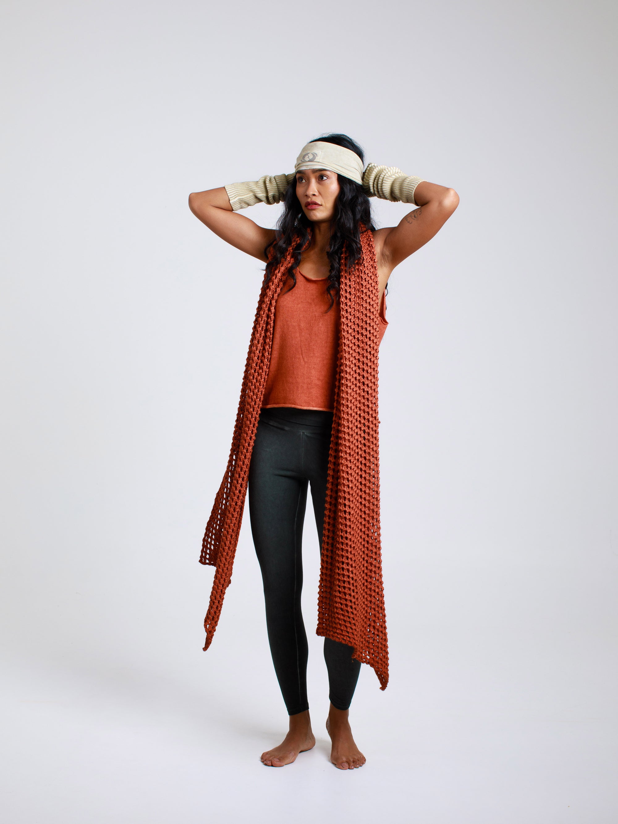 Knitted scarf
