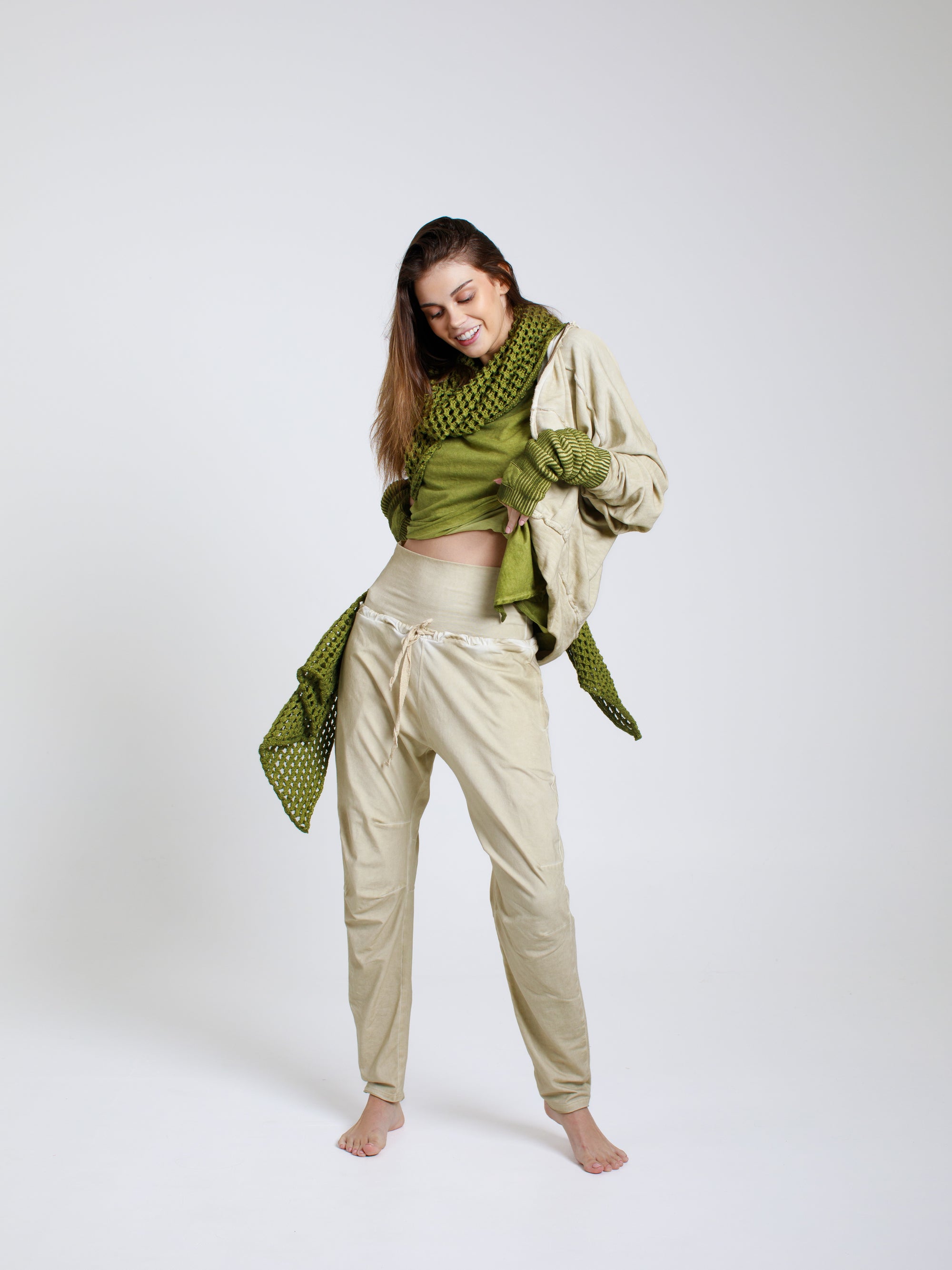 Slim-Fit Drawstring Pants