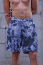 Unisex tie-dye shorts