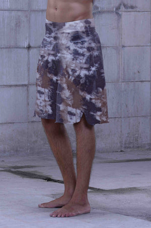 Unisex tie-dye shorts