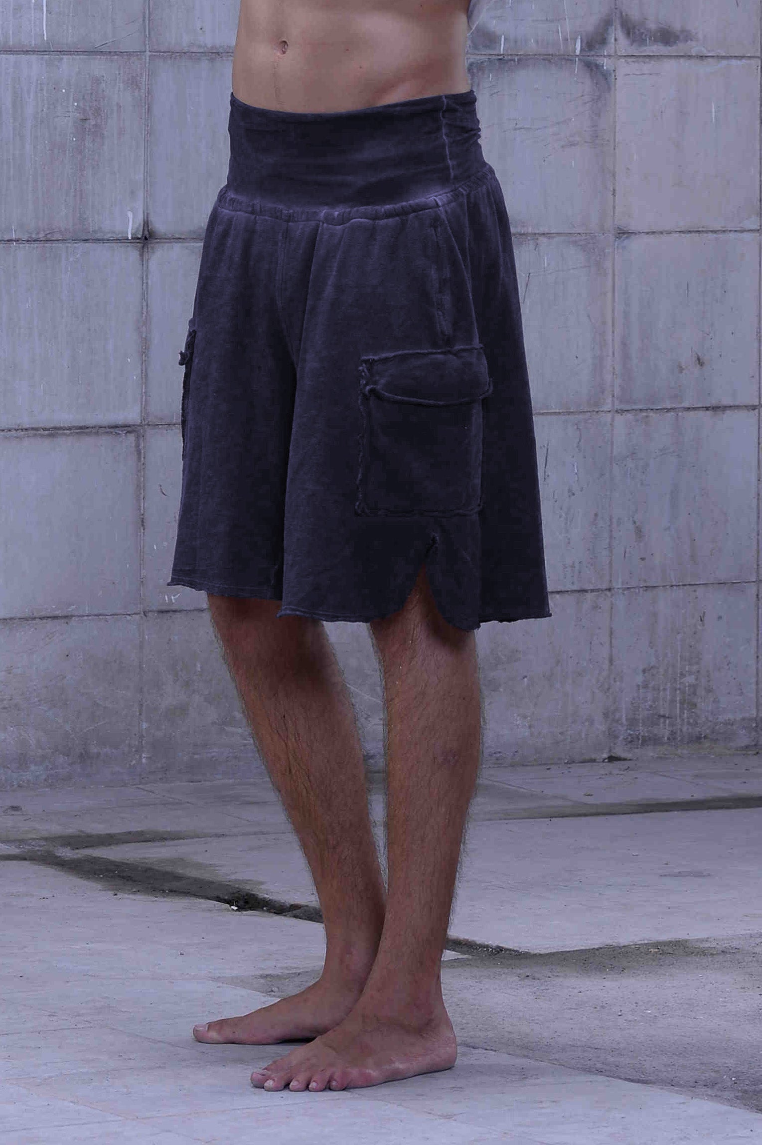 Unisex tie-dye shorts