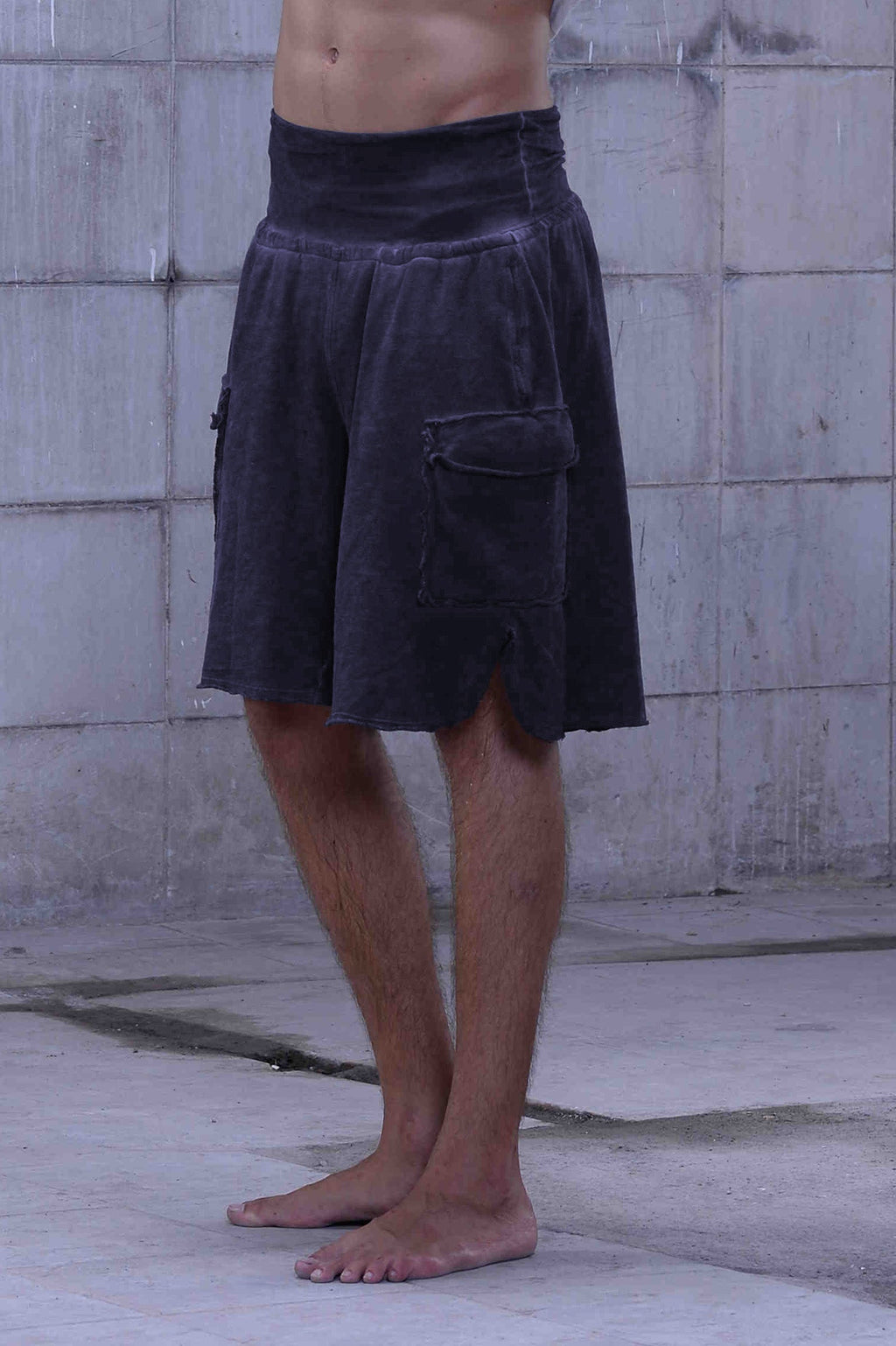 Unisex tie-dye shorts